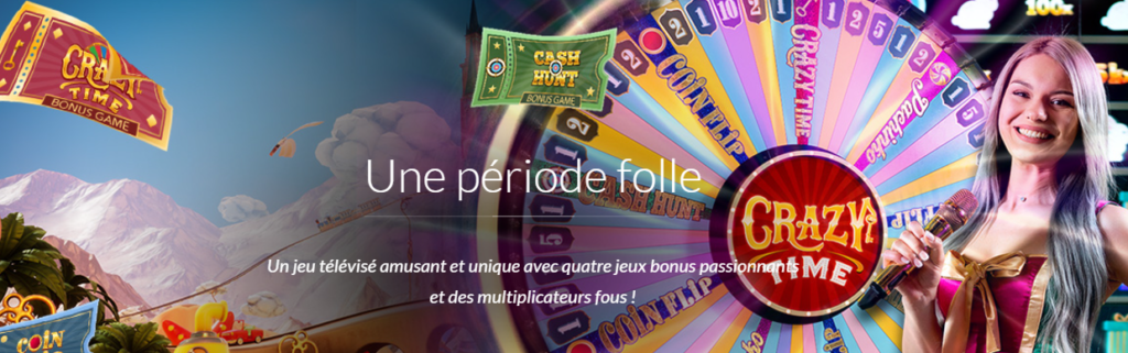 Crazt Time, jeux casino live