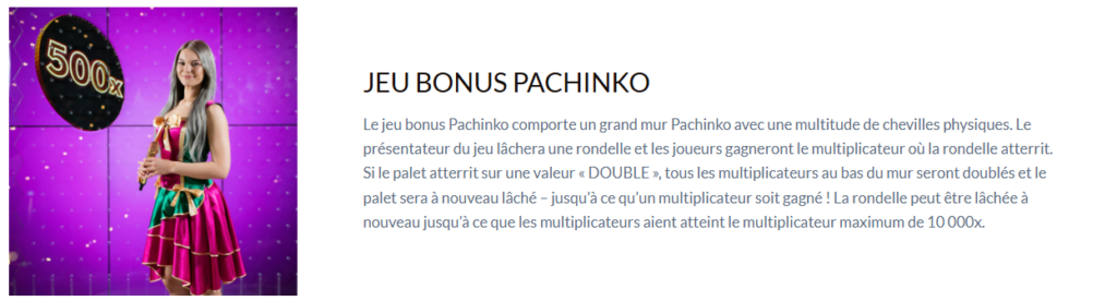 jeu bonus pachinko crazy tile